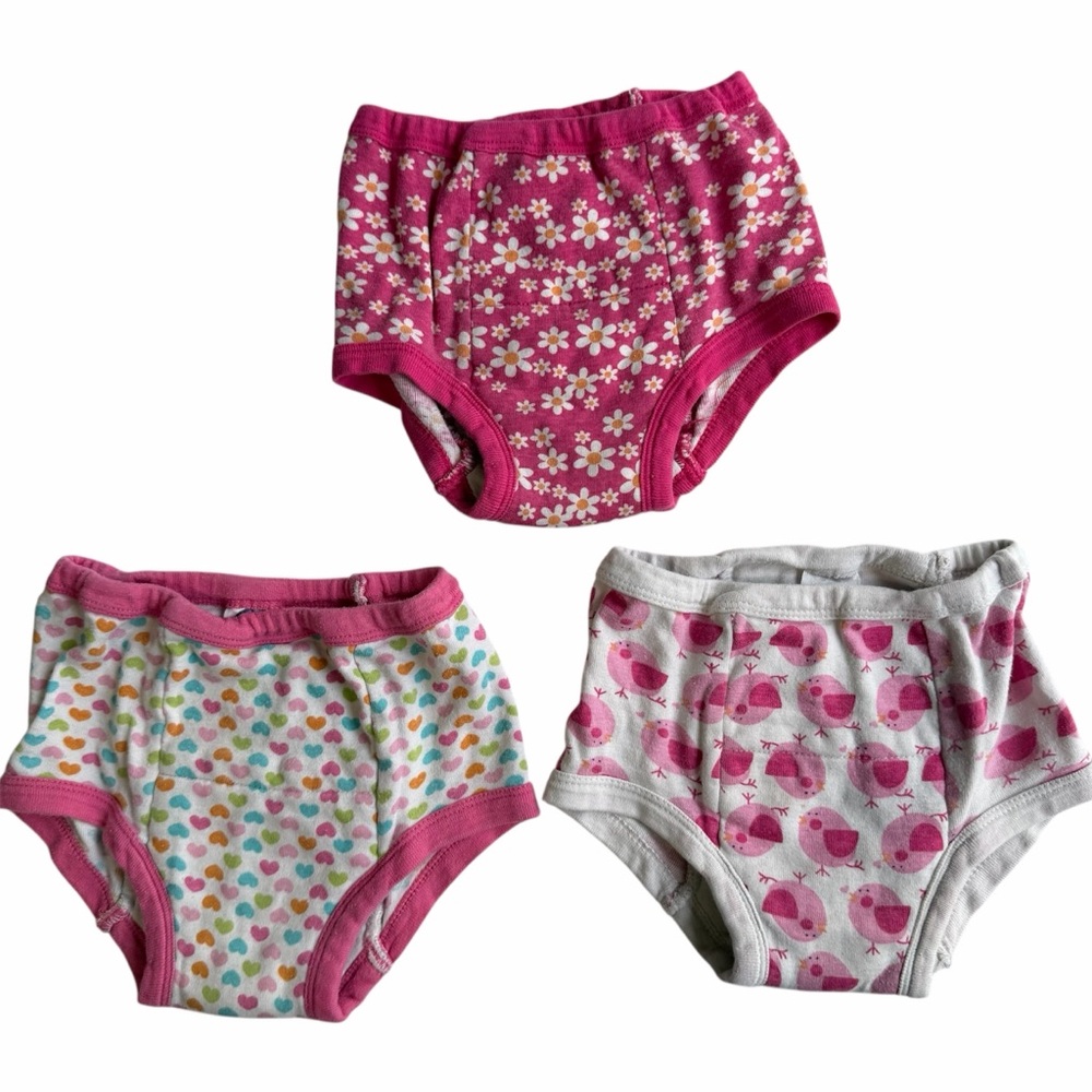 Gerber Little Girls' 3-Pack Training Pant
